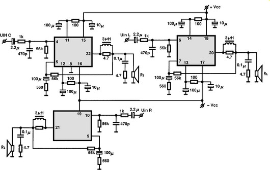 STK400-010  circuito eletronico